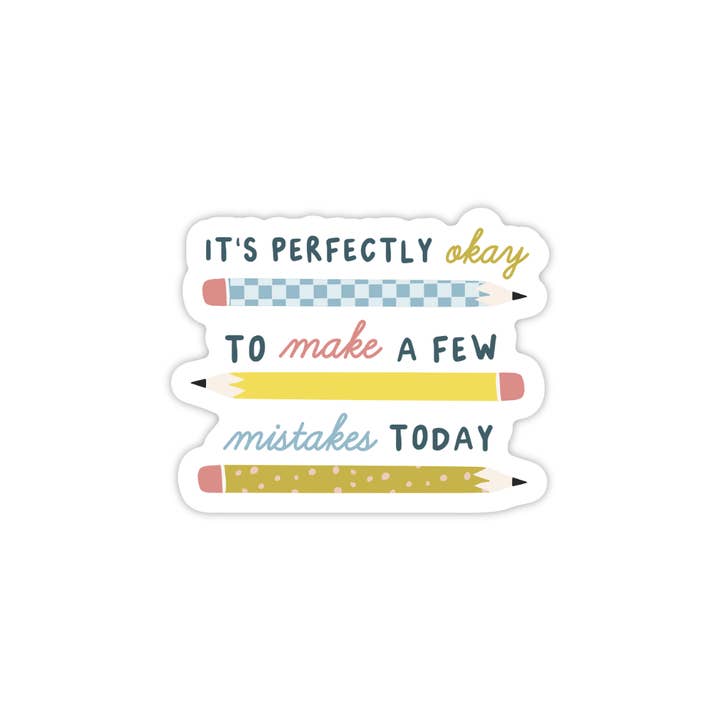 Oh Happy Dani - Wholesale Sticker - Make Mistakes Sticker1