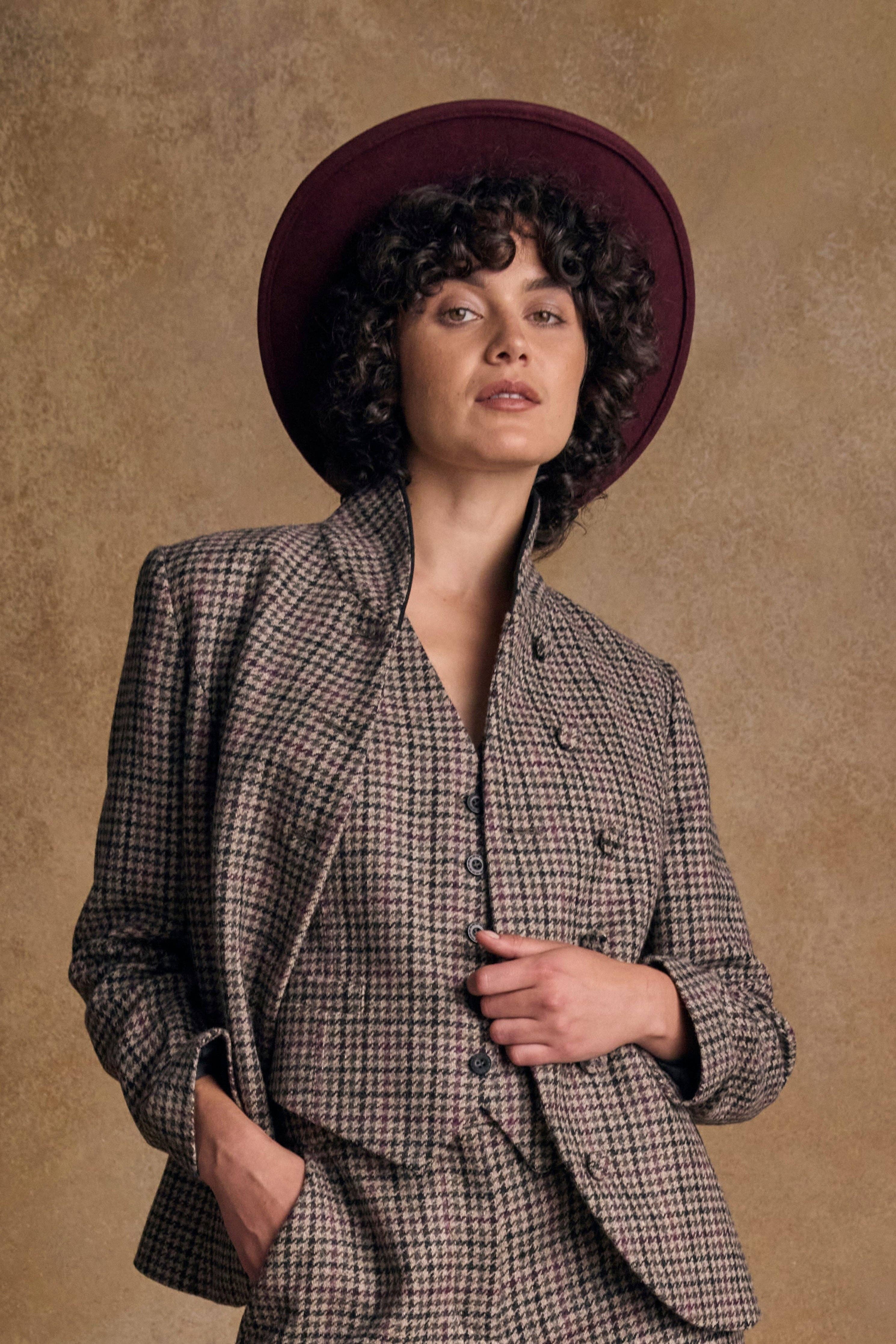 Jack Murphy Clothing - Wholesale Fedora - Women's - Boston Hat - Burgundy4