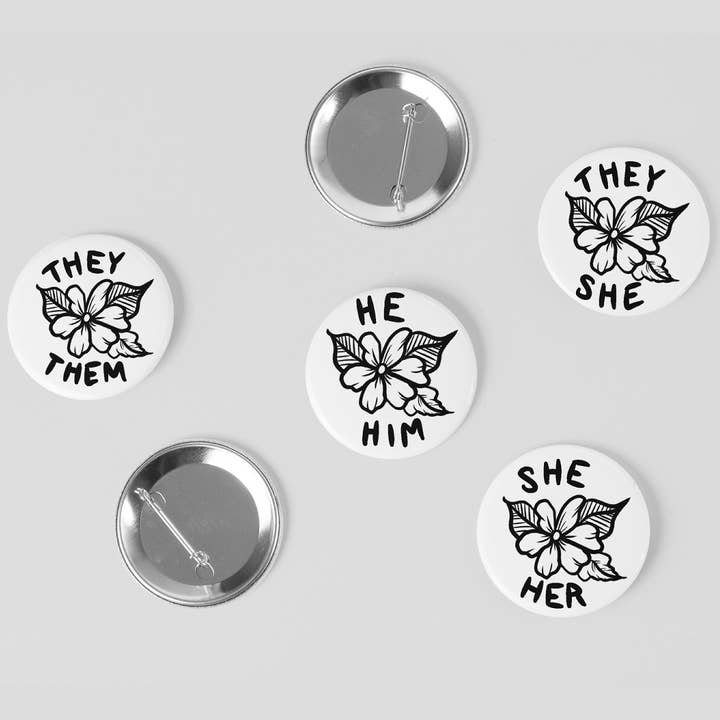 Blomsterpronomen Knap for engroshandel hos Luck and Lavender Studio