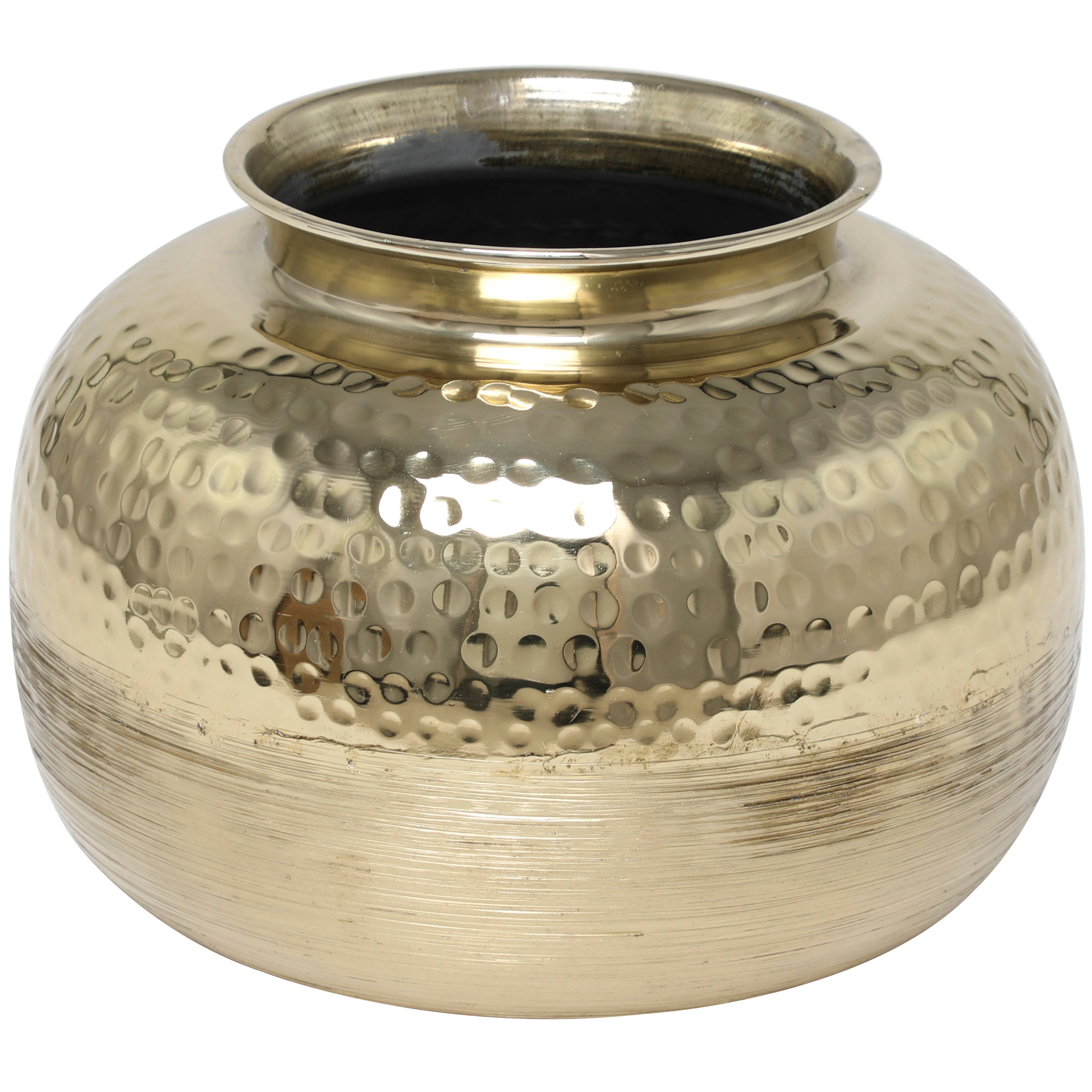 Deco Marché - Wholesale Vase - Glam Gold Aluminum Metal Vase0