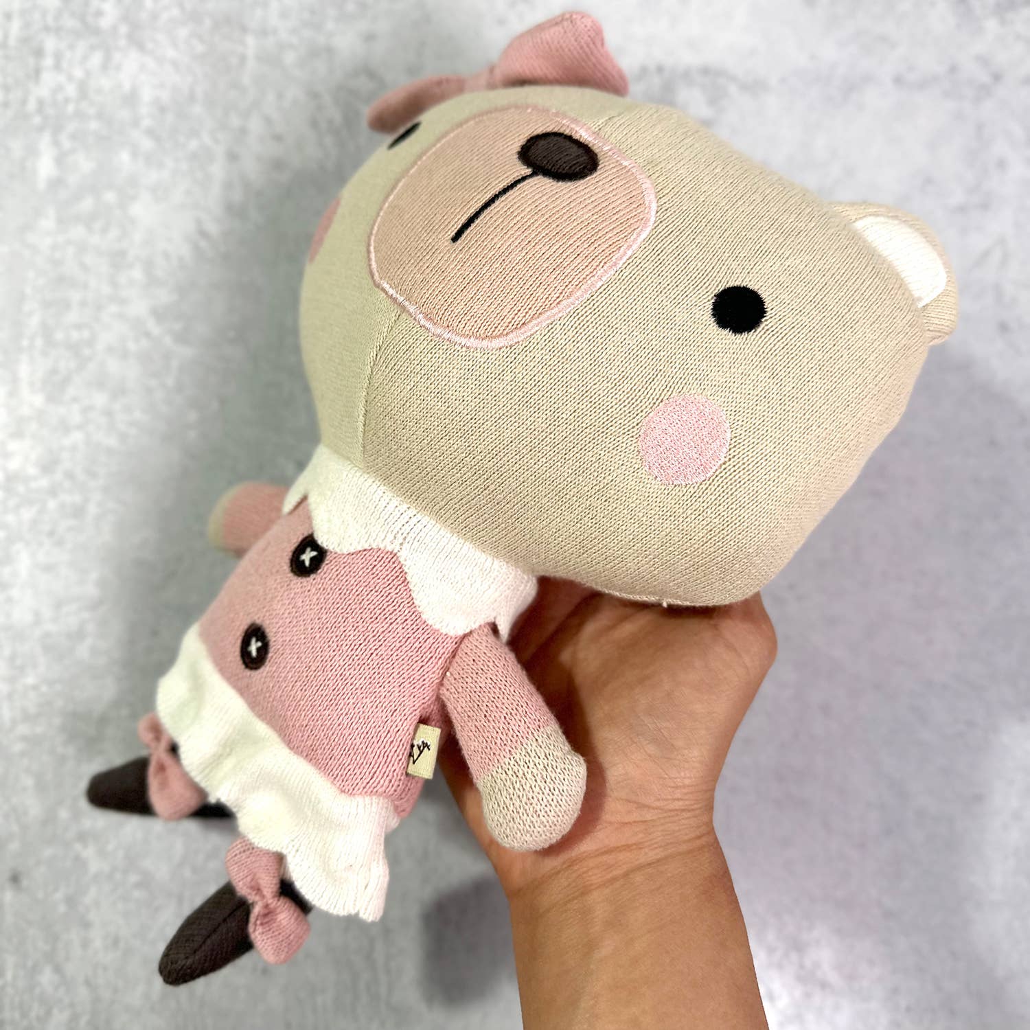 Viverano Organics - Wholesale Stuffed/Plush Toy - Kids & Baby - Frankie Bear Organic Cotton Knit Stuffed Animal Baby Toy7