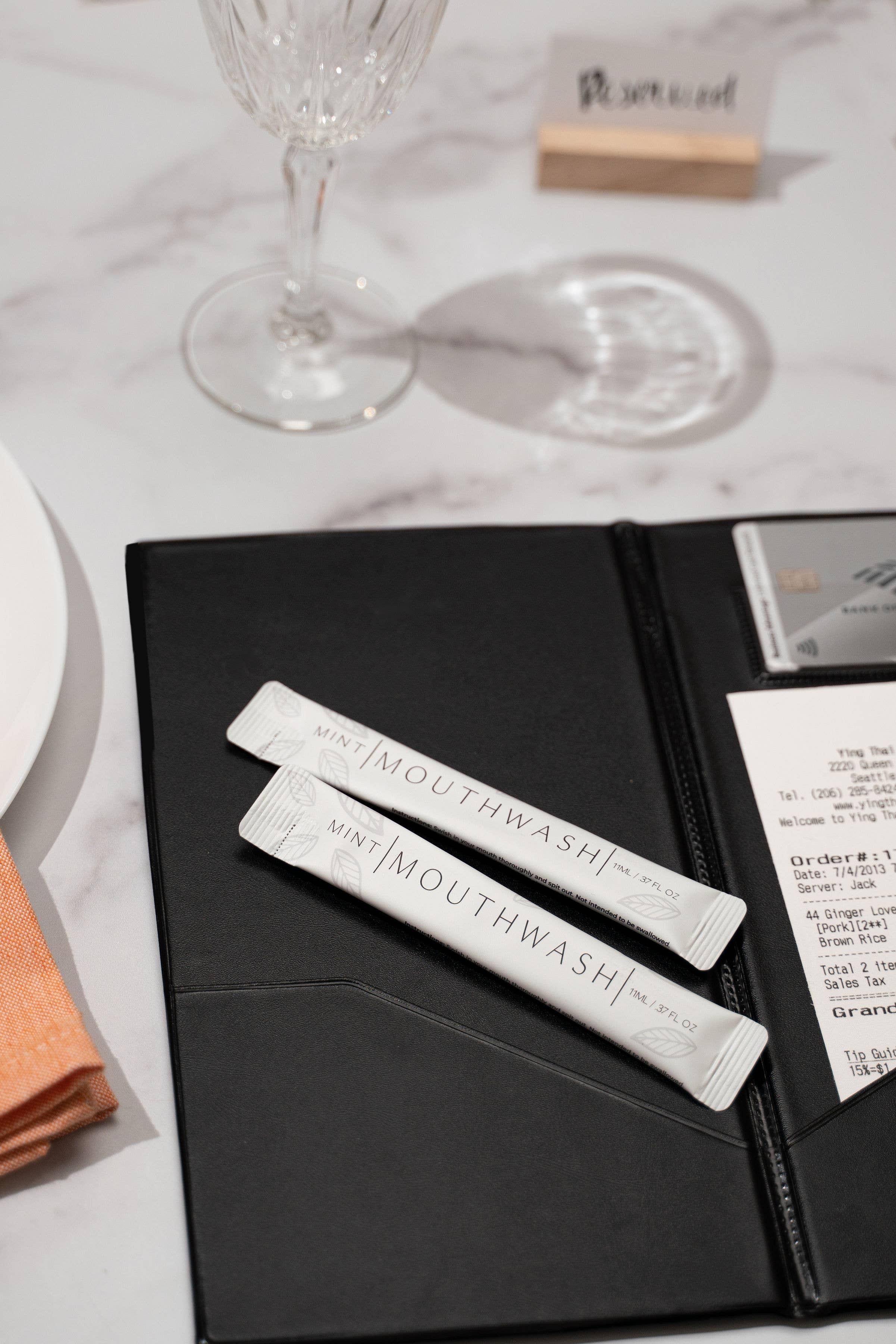 Go Mouthwash - Wholesale Mouthwash - Luxury Mouthwash Packets 20pc - Matte White1