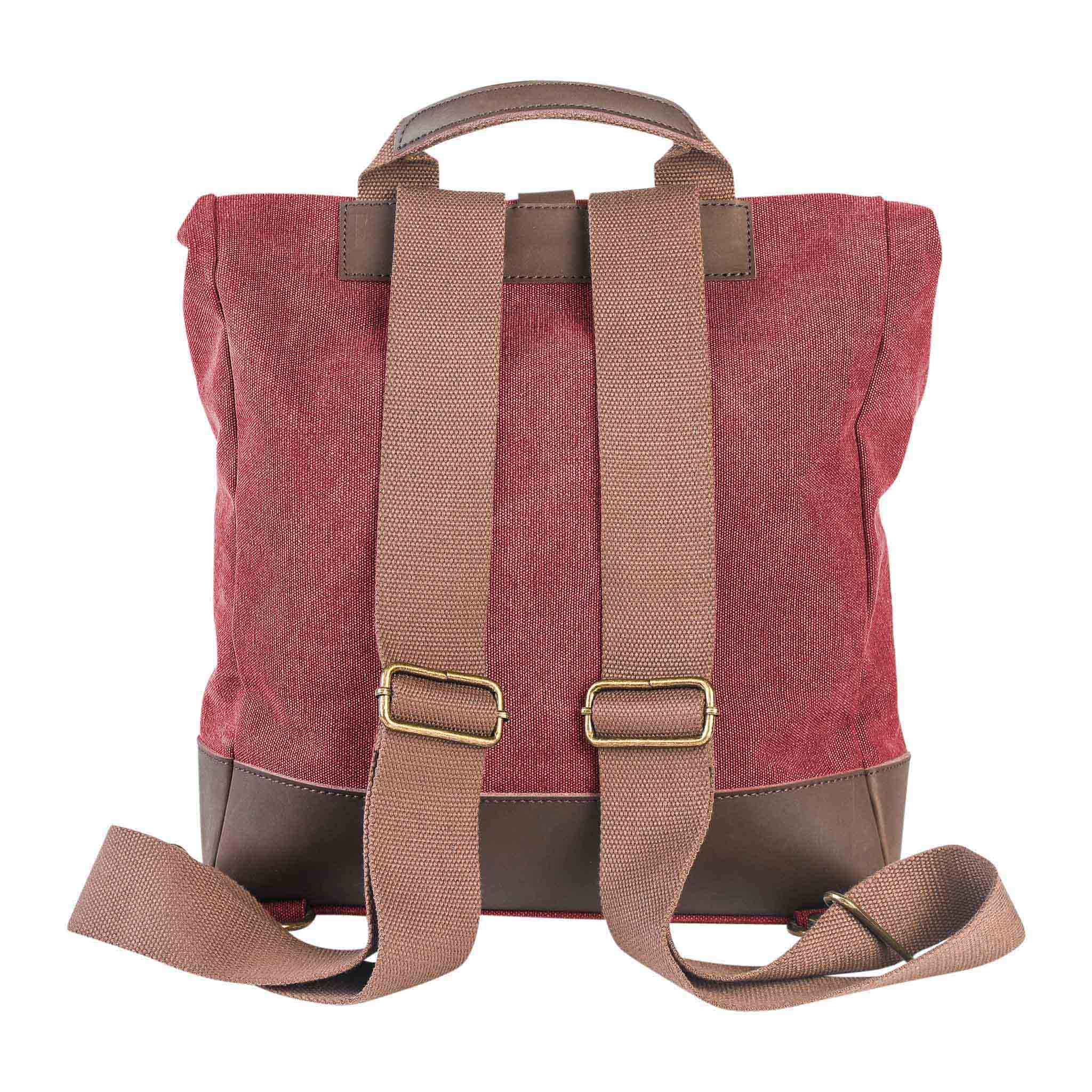 ZEDE PARIS - Vente Sac à dos – unisexe - ECOLE MILITAIRE - Sac à dos en toile et cuir12