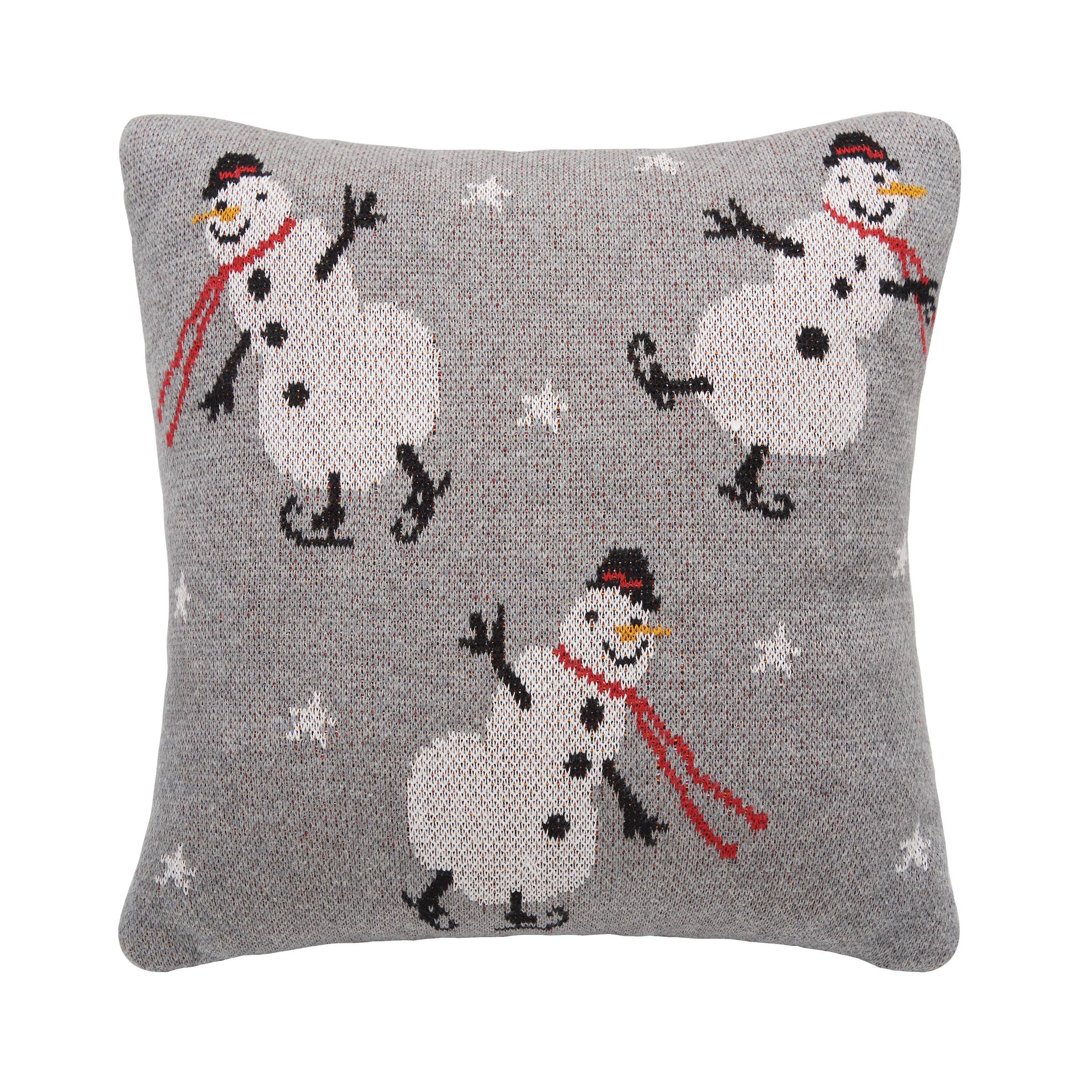 C&F Home - Wholesale Throw/Decorative Pillow - Christmas Skating Snowman Throw Pillow0