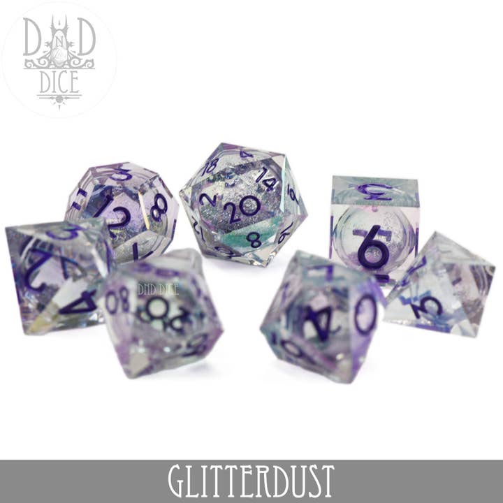 DNDDICE.COM - Wholesale Dice - Glitterdust Liquid Core