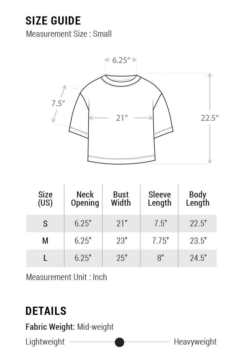 VINTAGE POINT USA - Wholesale Screen Printed T-Shirt - Women's - "CIAO BELLA" TYPOGRAPHY GRAPHIC BOXY CROP TOP4