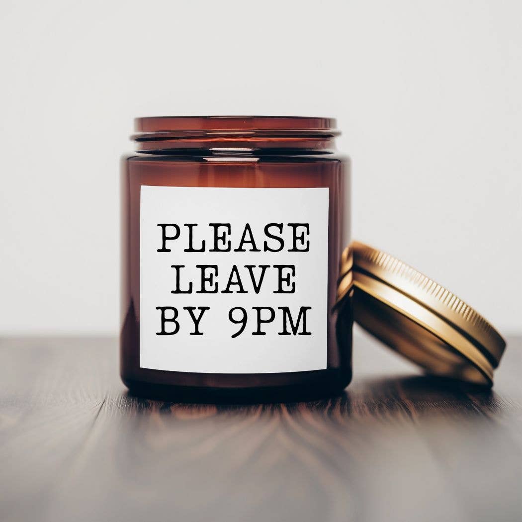 The She Shed Co - Wholesale Jar/Filled Candle - Please leave by 9- 7 oz Soy Wax Candles   0