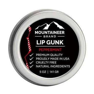 Peppermint Lip Gunk for wholesale by Mountaineer Brand