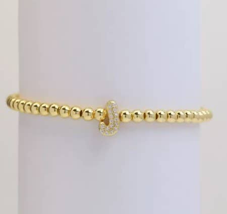 Malibu Sugar – Conjunto de joias por atacado – Pulseiras com Contas Douradas com Iniciais Perfeitas para o Natal!!7