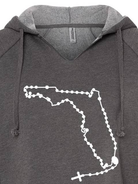 Sweat à capuche Florida Catholic Rosary Drop pour la vente par Sock Religious