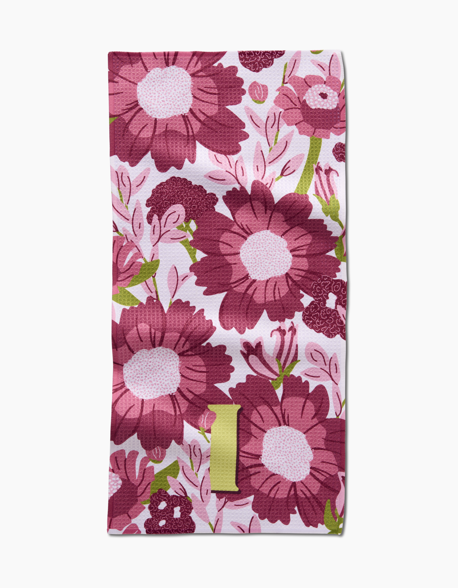 Geometry - Wholesale Tea Towel - Geometry Monogram Floral Bar Towel12