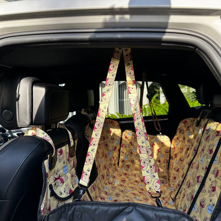 Pablo & Co. Boutique - Wholesale Pet carrier – Dog - Winnie the Pooh & Bee's: Deluxe Hammock Car Seat Cover4