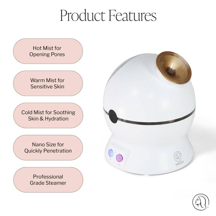 Mavian â„¢ - Wholesale Electronic Skincare Device - Professional Nano, Hot Cold & Warm Facial Steamer, Home Spa