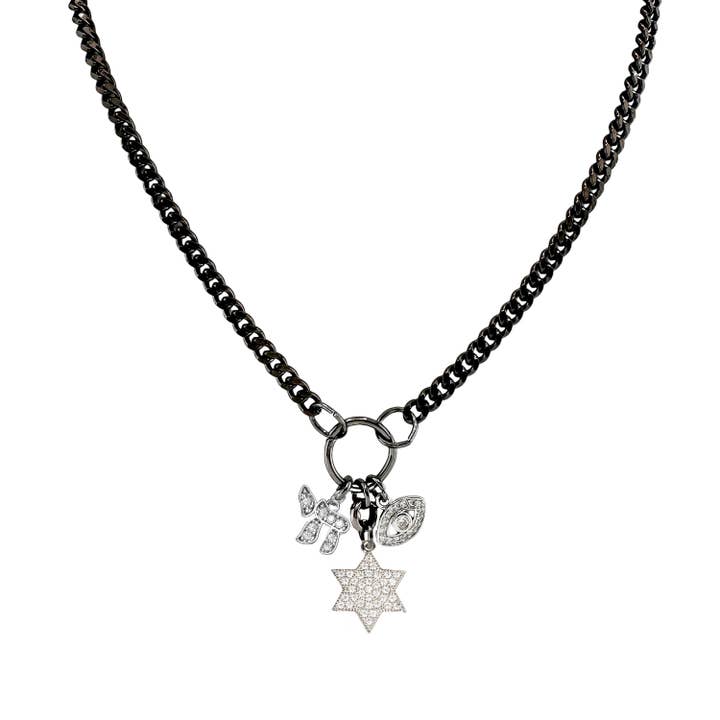 Love, Lisa - Wholesale Pendant/charm necklace - Hebrew Chai Charm Necklace3