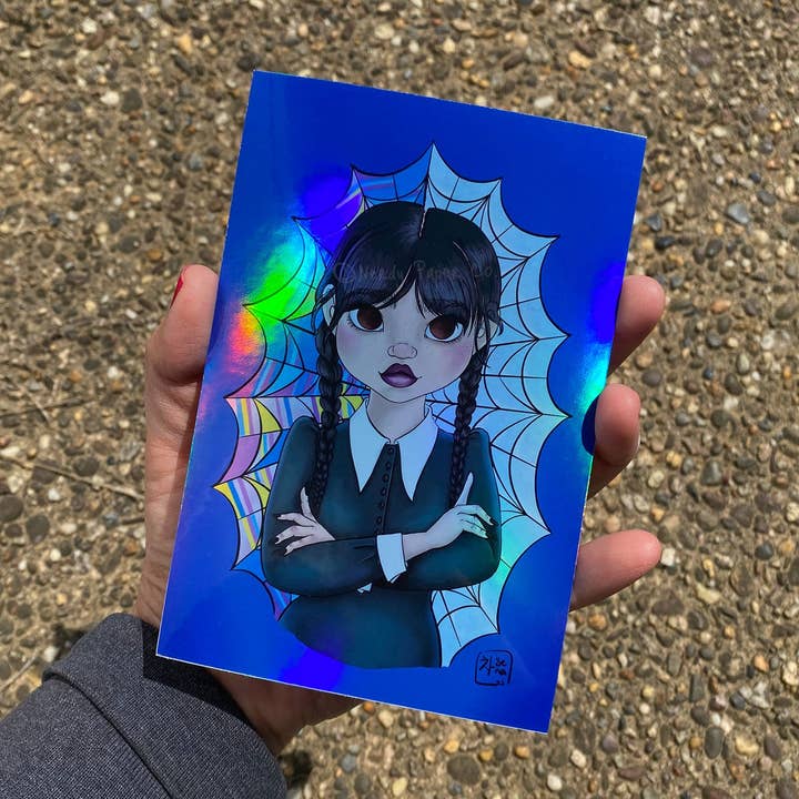 *Édition Limitée* Holographique 'Le Morbide' | Impression d'Art pour la vente par NERDY PAPER CO.