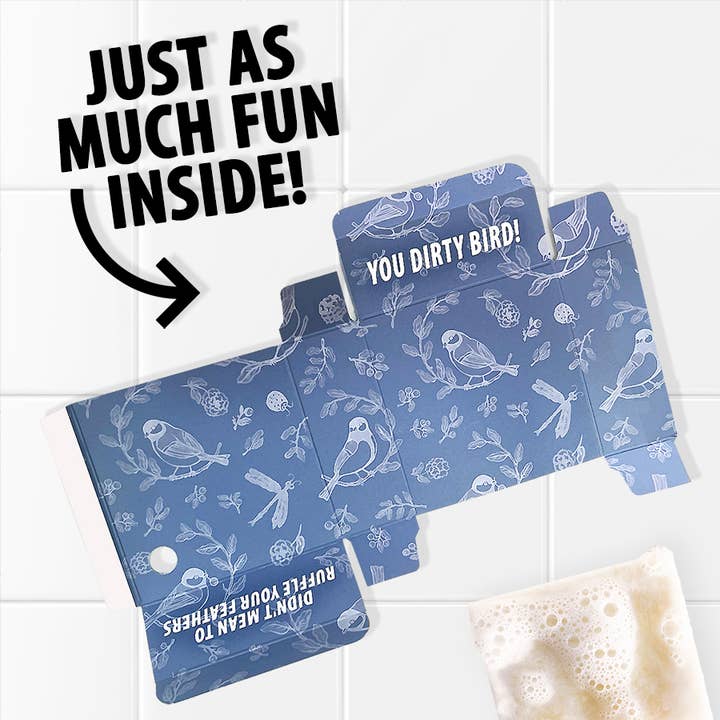 Totally Cheesy - Wholesale Bar Soap - Wash Your Tits Bird Pun Soap | Funny Novelty Gift