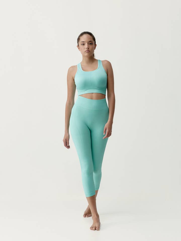 Legging Eris Greece Blue for wholesale by Born Living Yoga
