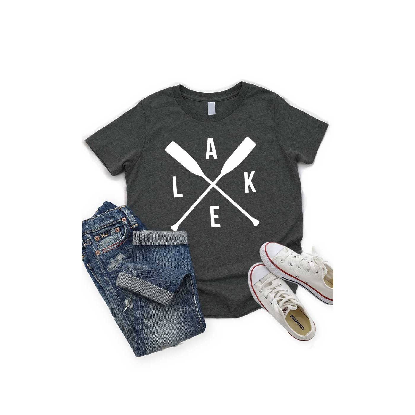 Kids By Kissed Apparel - Wholesale Screen Printed T-Shirt - Kids - Lake Paddle Kids Graphic Tee2