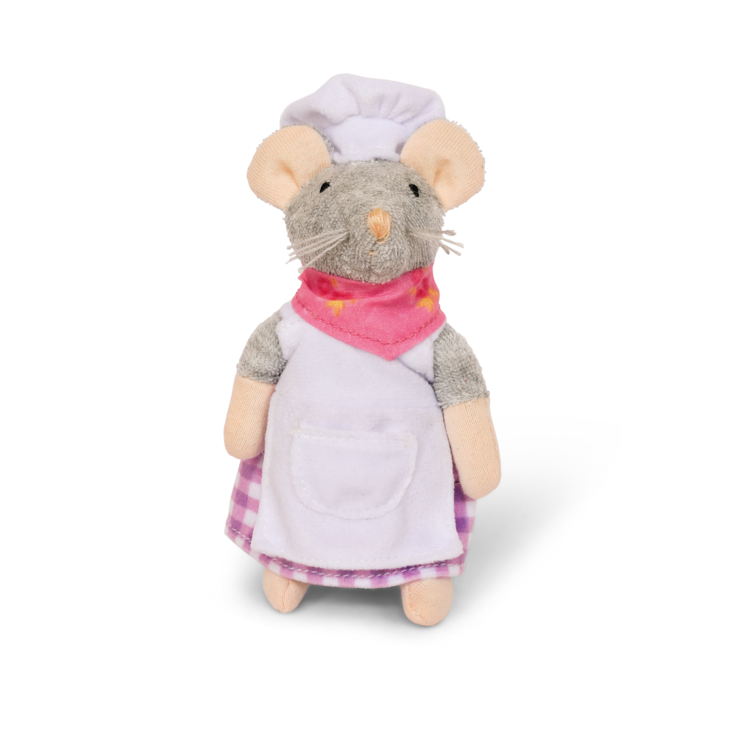 Het Muizenhuis - Wholesale Stuffed/Plush Toy - Kids & Baby - Kids Plush Toy - Mouse Baker (12cm)1
