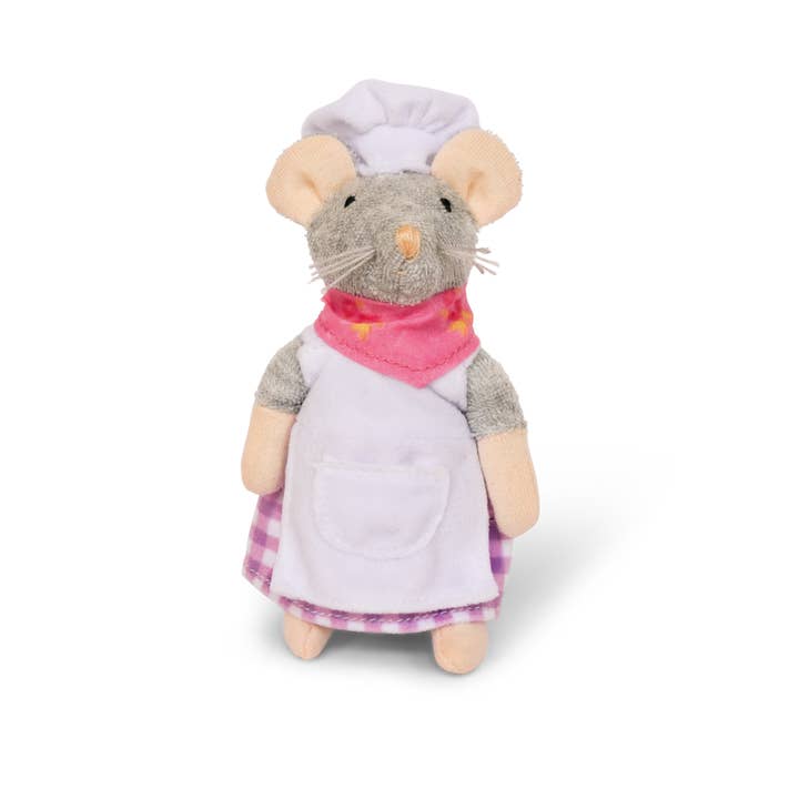 Het Muizenhuis - Wholesale Stuffed/Plush Toy - Kids & Baby - Kids Plush Toy - Mouse Baker (12cm)1