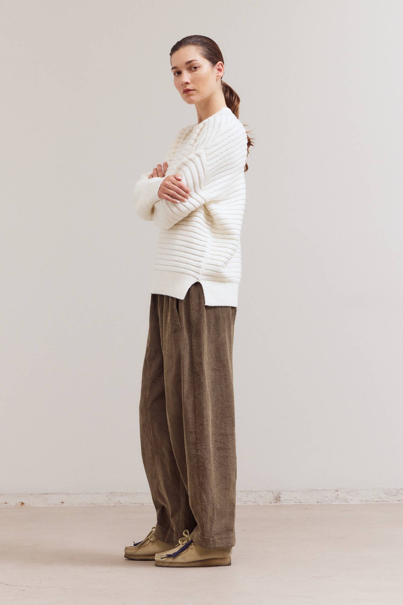 Grade & Gather - Vente Pull en maille – femme - 41735 - PULL CÔTELÉ10