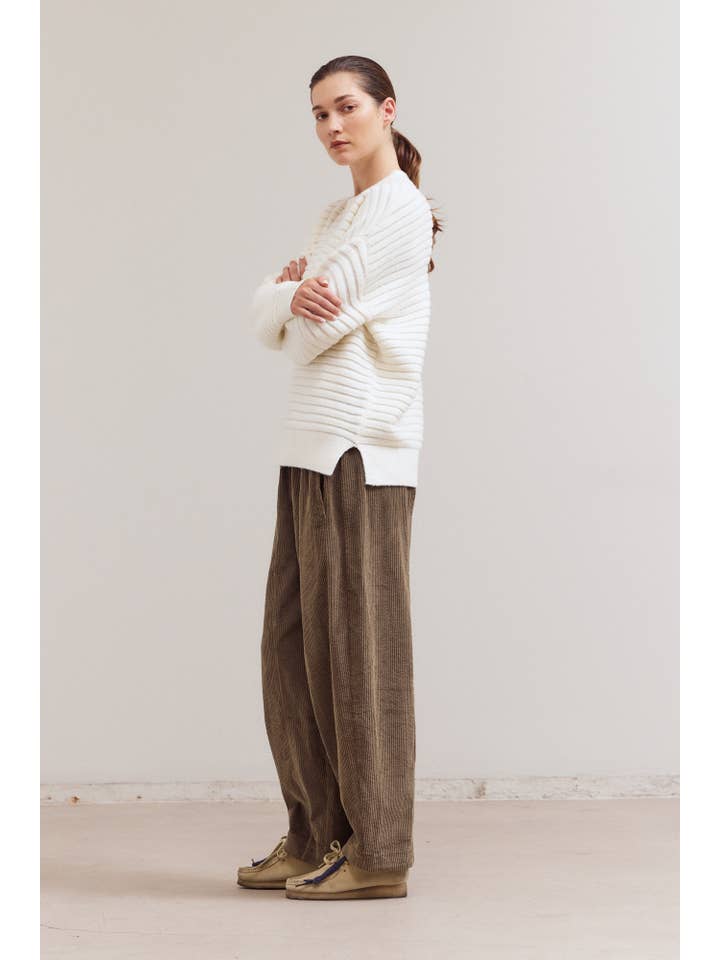 Grade & Gather - Wholesale Knit Sweater - Women's - 41735 - RIB SWEATER10