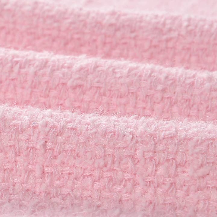 Productseeker – Großhandel Set aus Oberteil und Rock – Damen – SET45Y Tweed-Strick-Set mit kurzem Oberteil und Rock in Diamantknopf-Design16