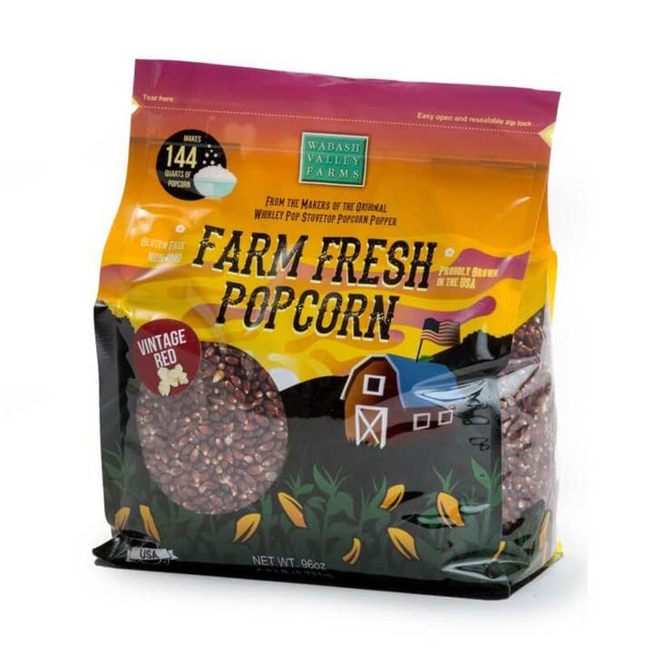 Grãos de Pipoca Vintage Vermelhos - 6 lbs por atacado de Flyer Foods Inc