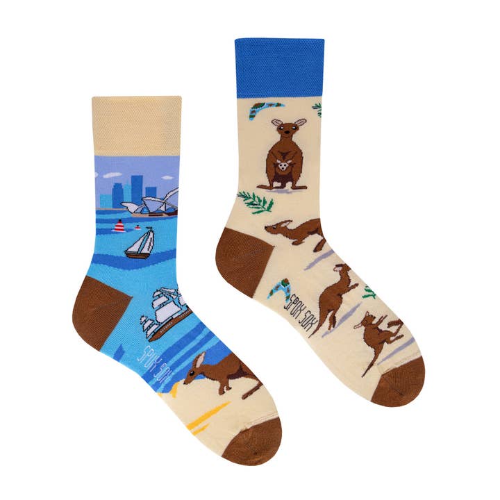 Chaussettes décontractées - Sydney Kangaroo pour la vente par Spox Sox