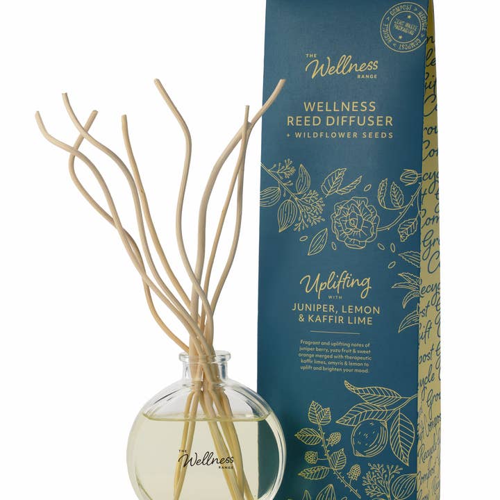 Élévation - Diffuseur de bien-être au genévrier, citron et lime kaffir - (lot de 6) pour la vente par The Fragrance House Group