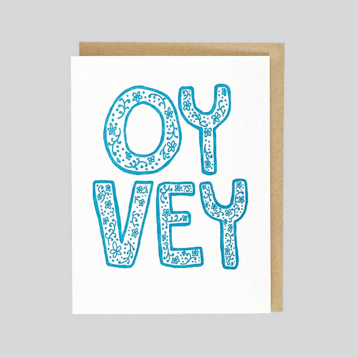 folio press & paperie – wholesale Vardagliga hälsningskort – Oy Vey Kort