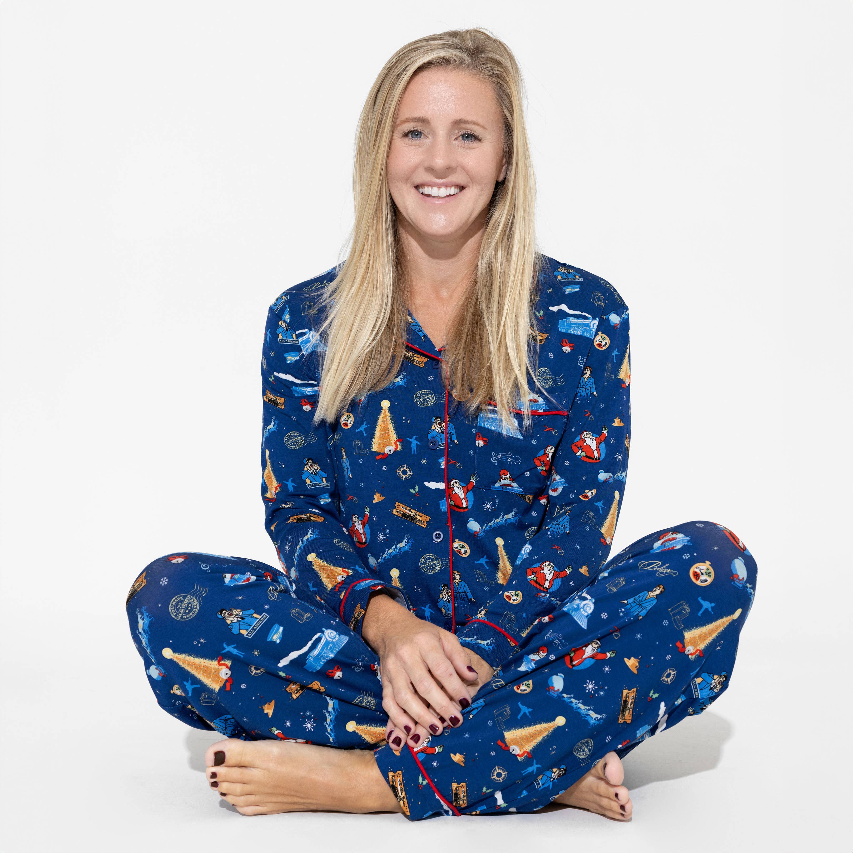 Bellabu Bear – Großhandel Schlafanzug-Set – Damen – Das Polar Express Bamboo Pyjama-Set für Damen3