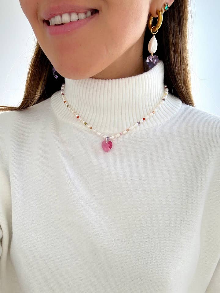 Enkelhjärta halsband för wholesale av Lis Aguilar