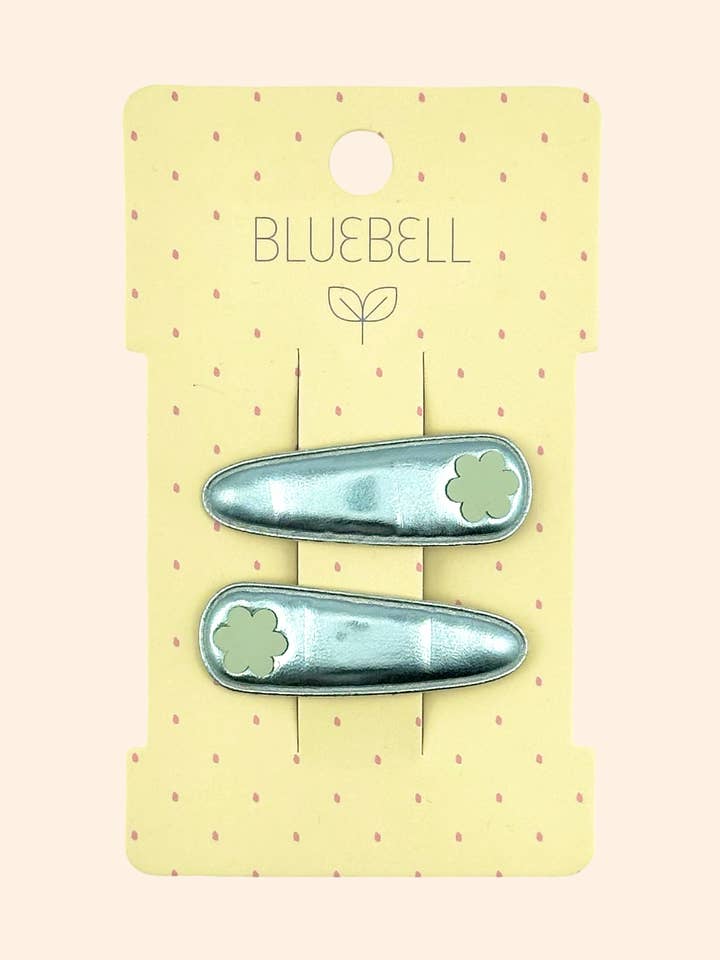 Minzgrün Metallic Click Clack für den Großhandel von Bluebell Petite