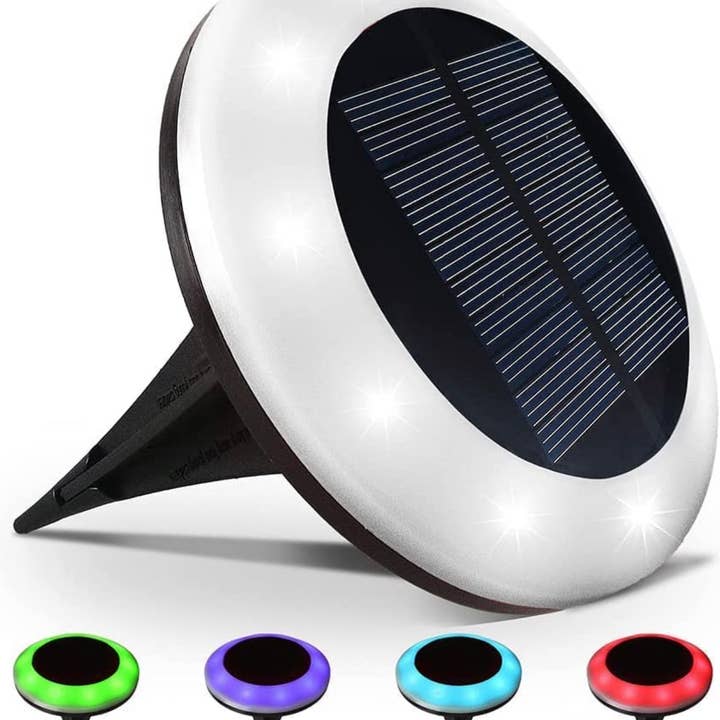 OutdoorSolarOutlet - Wholesale Outdoor/Lawn Light - Colorize Solar Lights Color Change Waterproof Ring Lights In-Ground4