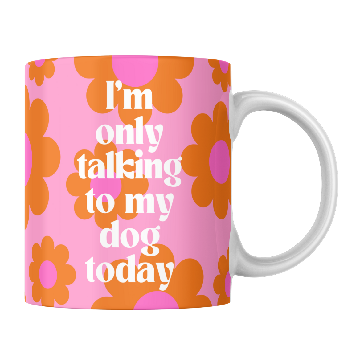 Molly's World – wholesale Kaffekoppar – Mugg Talking to my dog1