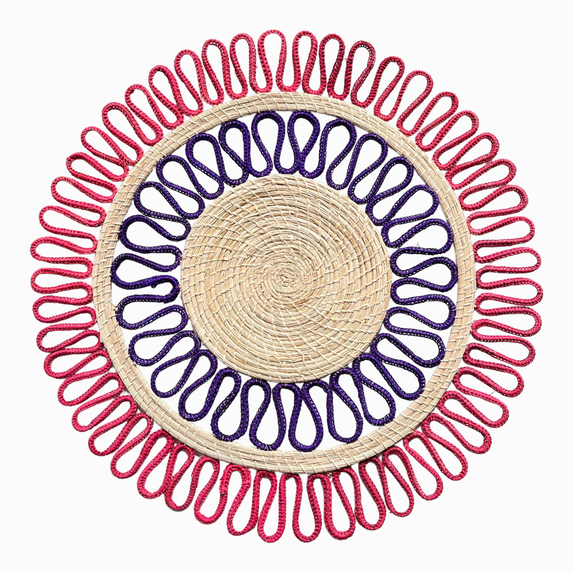 Coro Cora™ - Wholesale Placemat - Magnolia Dos Placemat - Iraca Palm4