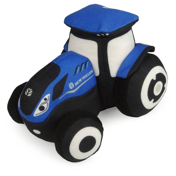 Tracteur UH New Holland T7 bleu pour enfants, petite taille, jouet en peluche pour la vente par American Hobbies & Merchandising
