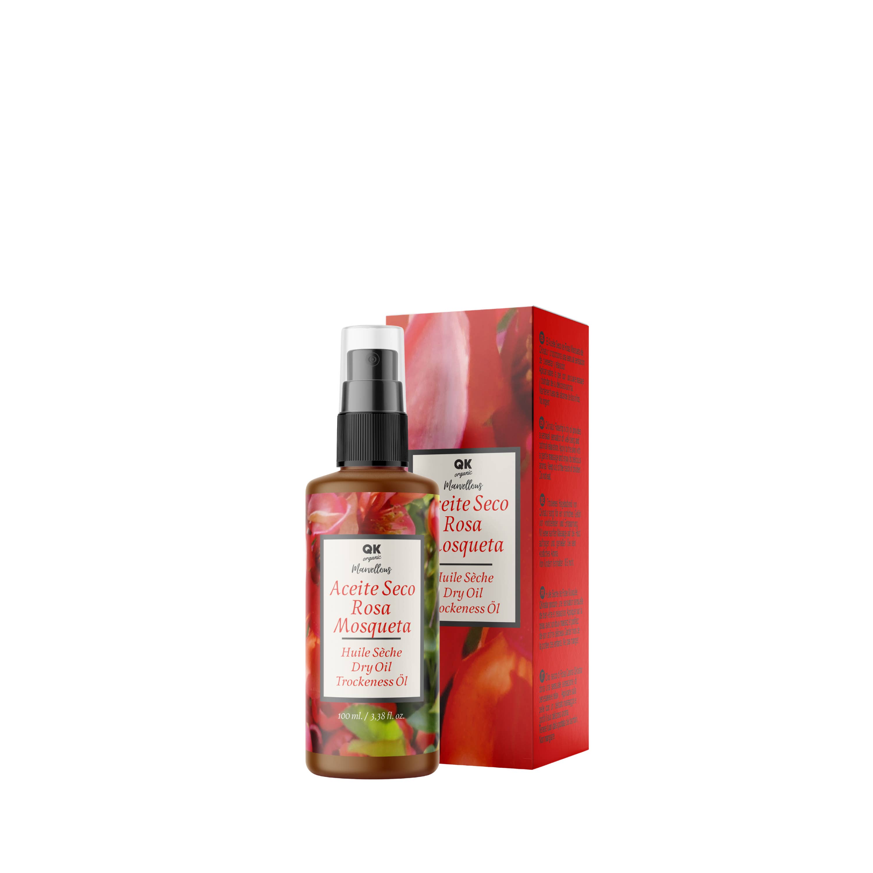 Qknatur - Wholesale Facial Oil - ROSEHIP DRY OIL for Scars and Stretch Marks 100ml