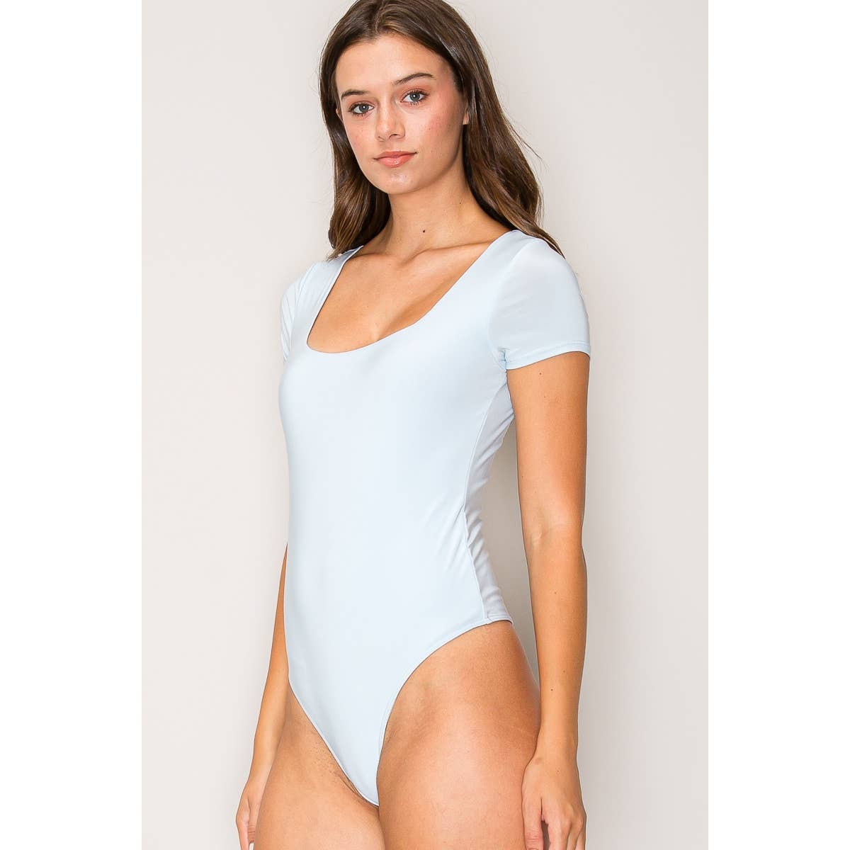 Popular 21 - Vente Body – femme - Body Venezia à manches courtes et col carré4