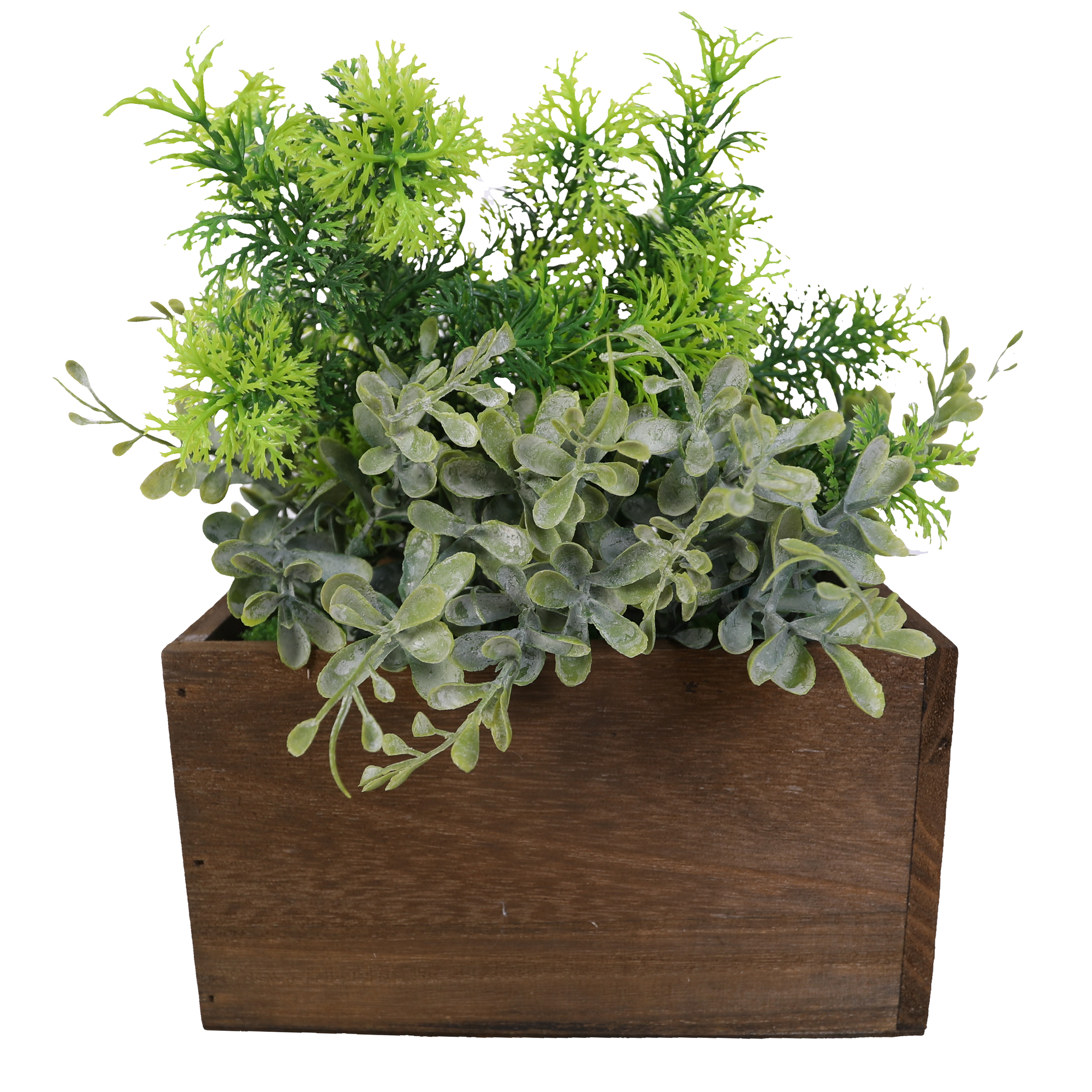 SWS BASKETS AND HOME DECOR – suporte para vasos de plantas por atacado – Caixas de Plantador de Madeira com Forro Acessórios Florais 7,0x4,5"3