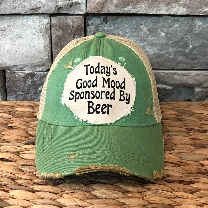 BohoGroove - Wholesale Trucker Hat - Women's - Today's Good Mood Sponsored by Beer