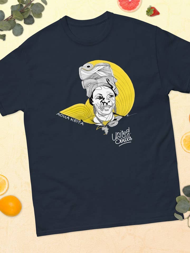 Aoua Keïta I Den essentielle unisex t-shirt i 100% bomuld for engroshandel hos UNITED SOULS