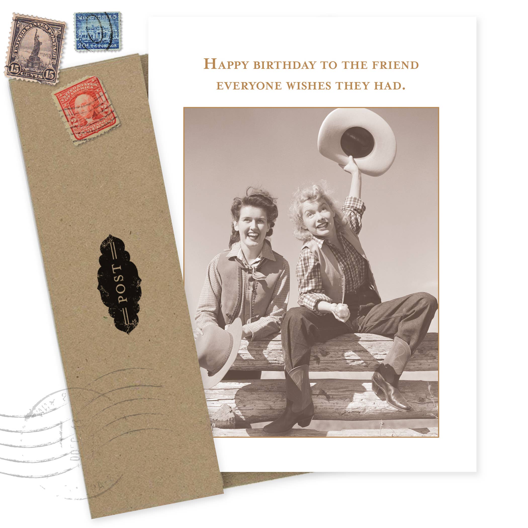 Shannon Martin Design - Wholesale Birthday Card - Hats Off  Birthday Card2