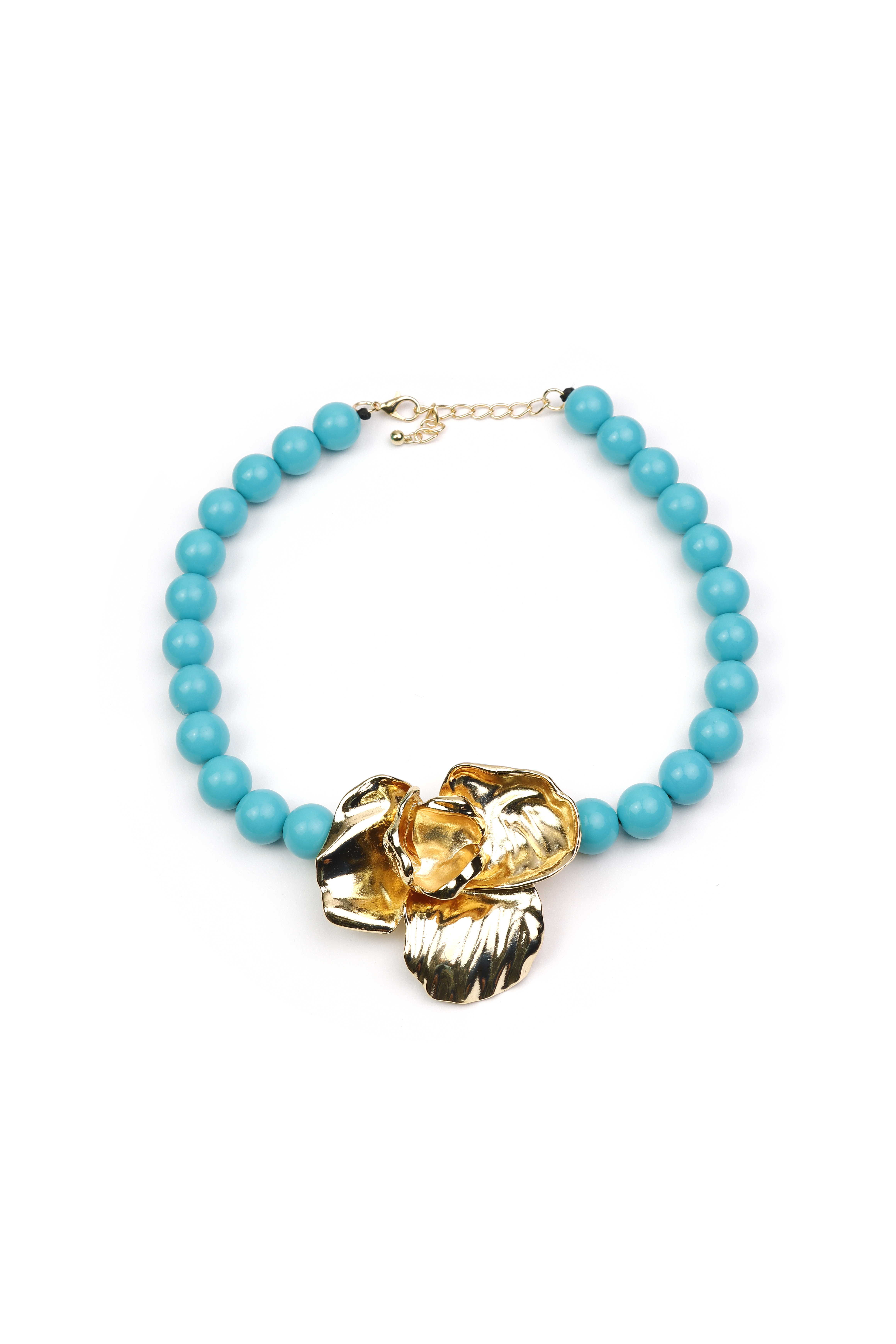 Domoflor s.l - Wholesale Charm/Dangle Bracelet - Golden Flower Choker2