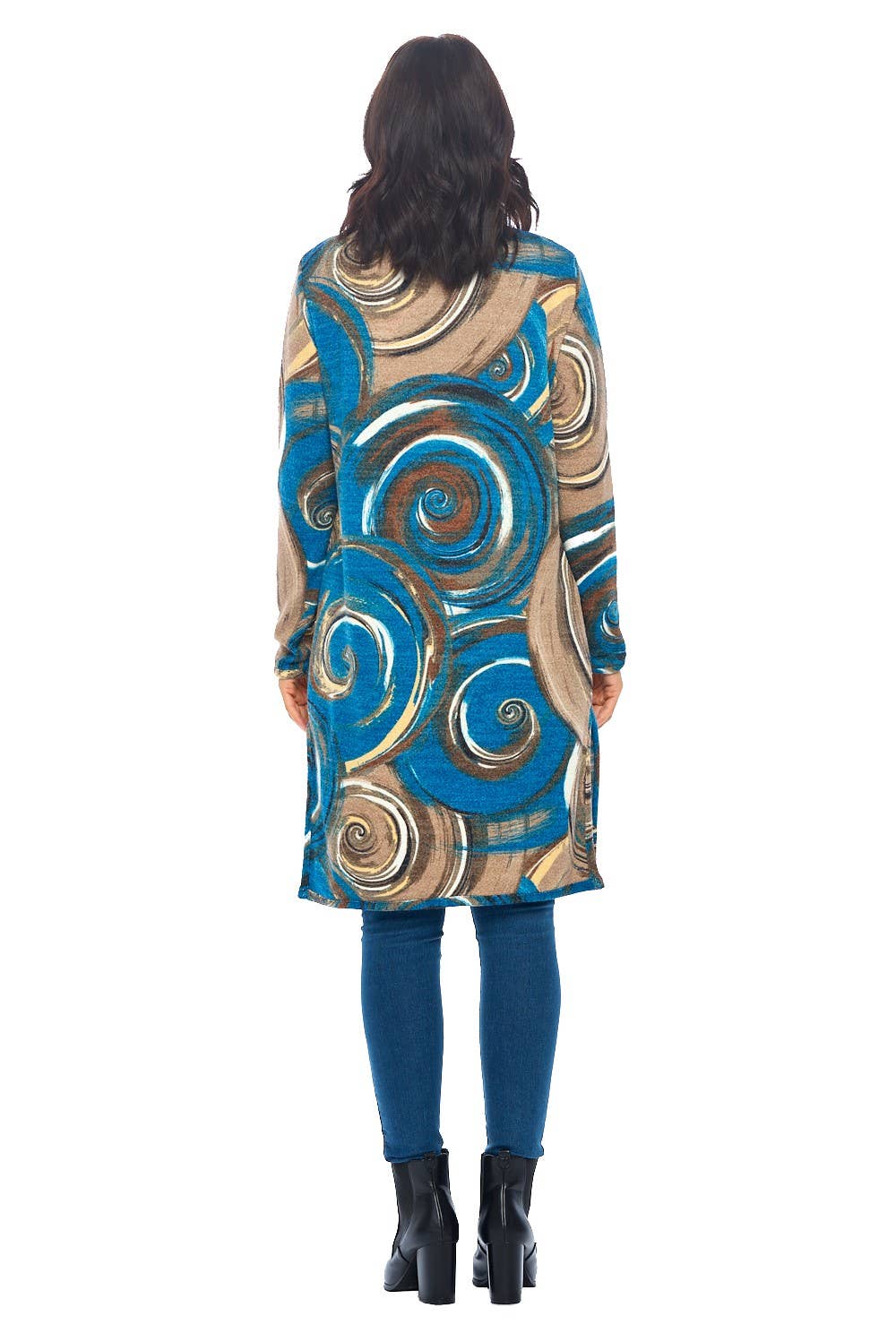 Blue Mocca Bailey Open Front Coat for wholesale on Faire3