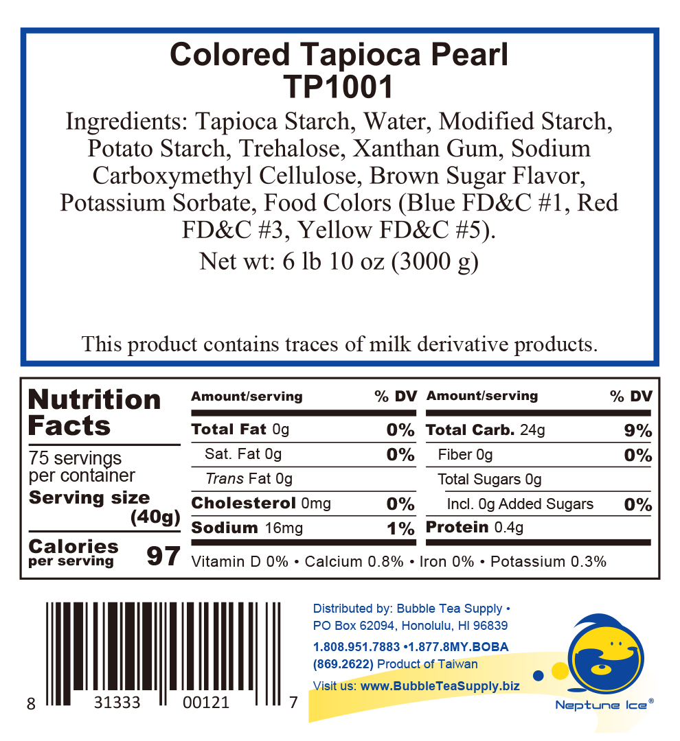 Bubble Tea Supply - Wholesale Beads - Colored Tapioca Pearl For Bubble Tea (6.6 lbs)2