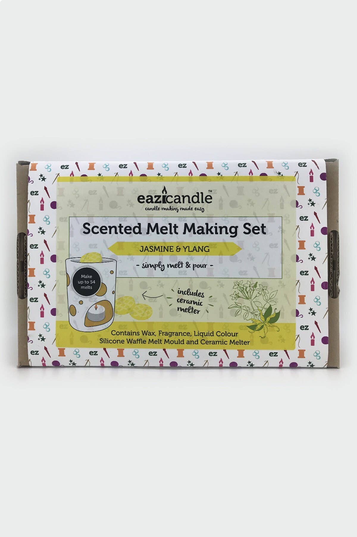 EAZICRAFT - Wholesale DIY craft kit - Eazicandle  Soy Wax Melt Making  - Jasmine & Ylang3