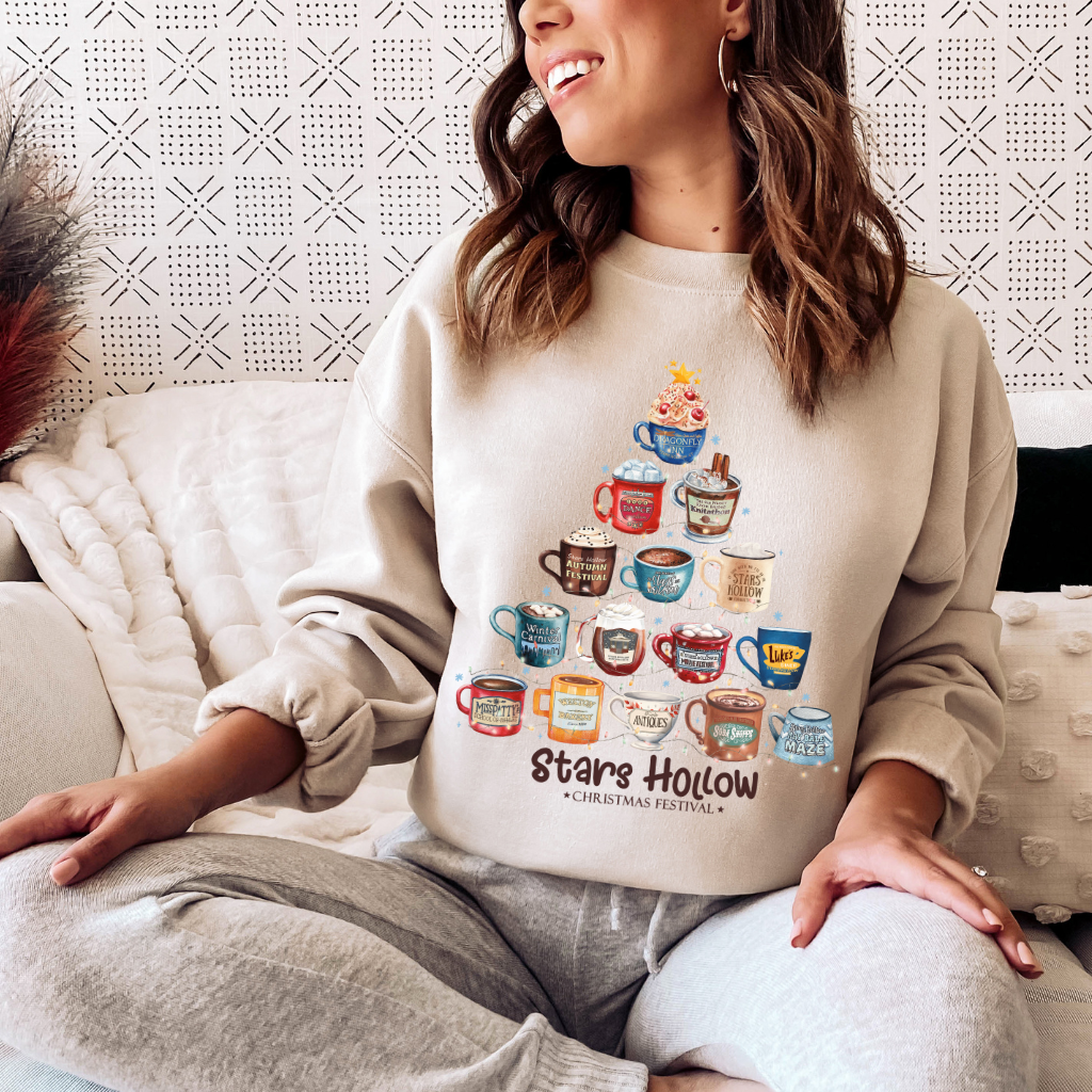 Sand Stars Hallow Mug Tree Sweatshirt for wholesale on Faire1