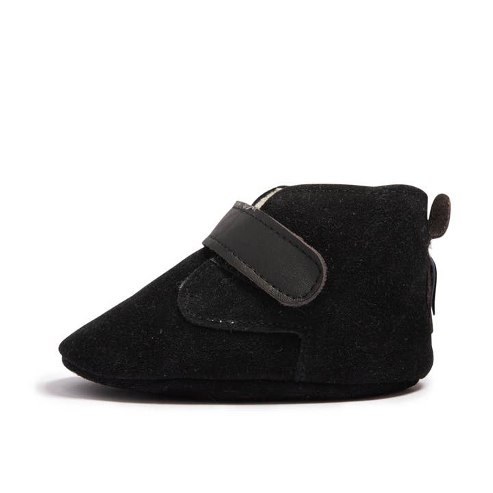 BLACK MAGIC - SHOOSHOOS BABY SHOES LEATHER WINTER BOOTIE for wholesale by SHOOSHOOS